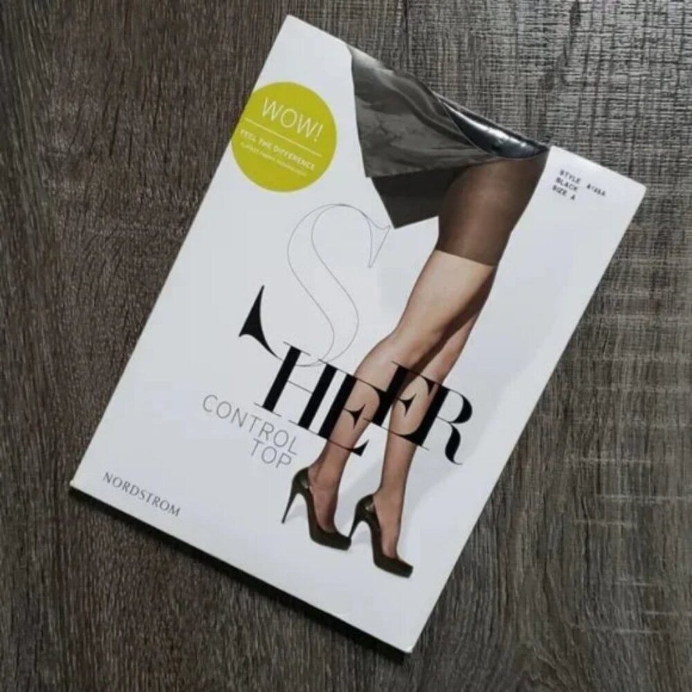 Nordstrom sheer Control Top Nylons (A)